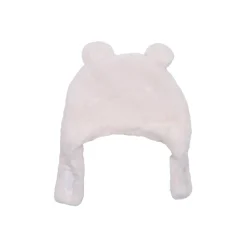 Bonnet ours en fausse fourrure angora 12/18 mois