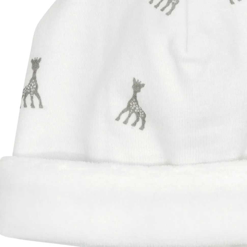Bonnet sophie la girafe 0 mois gris