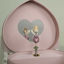 Boîte à bijoux musicale - coeur