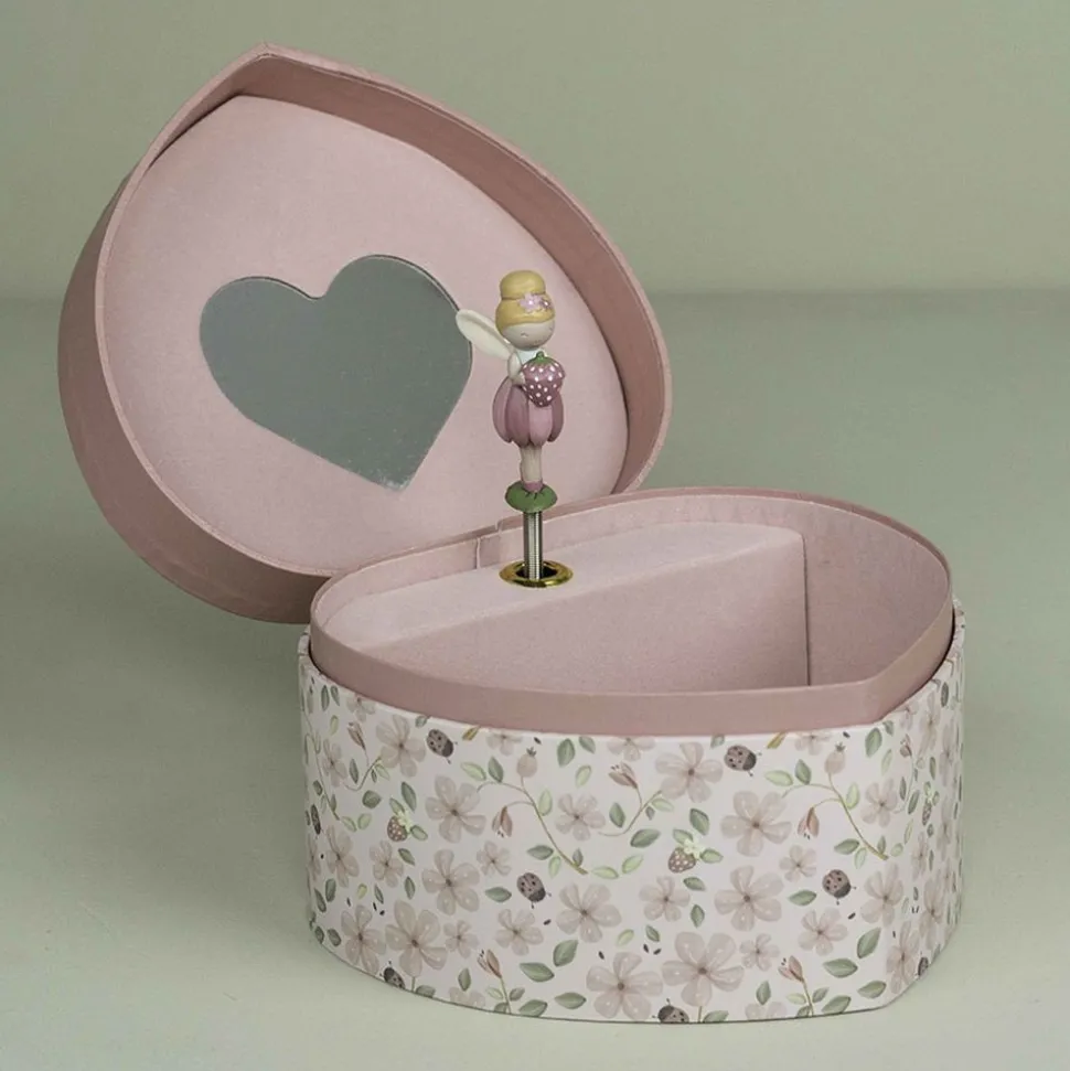 Boîte à bijoux musicale - coeur