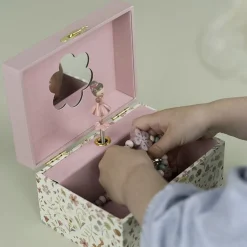 Boîte à bijoux musicale - rosa