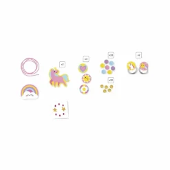 Boîte de 4 bijoux en bois à créer rainbow land