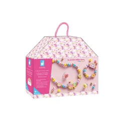 Boîte de 4 bijoux en bois à créer rainbow land