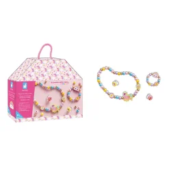 Boîte de 4 bijoux en bois à créer rainbow land