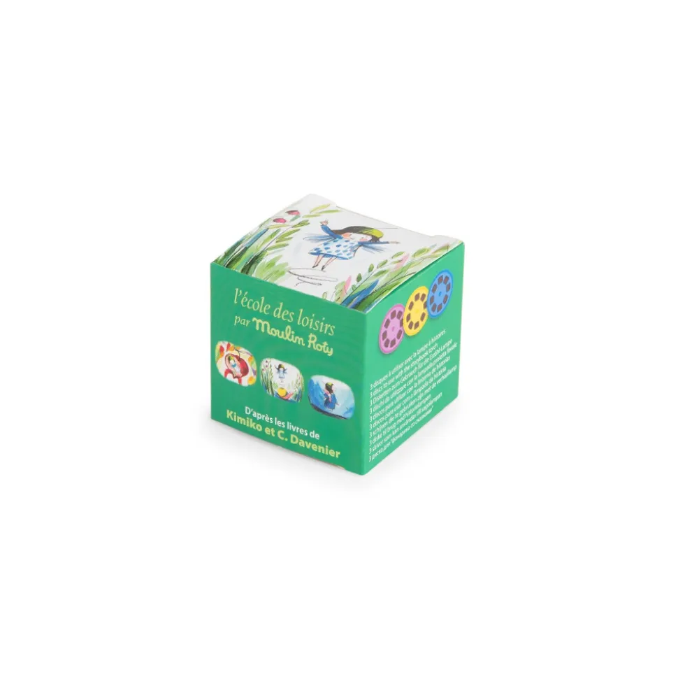 Boîte de 3 disques pour lampe à histoires ecole des loisirs
