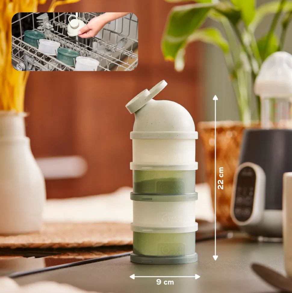 Boîte doseuse babydose ergonomique vert