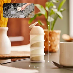 Boîte doseuse babydose ergonomique beige