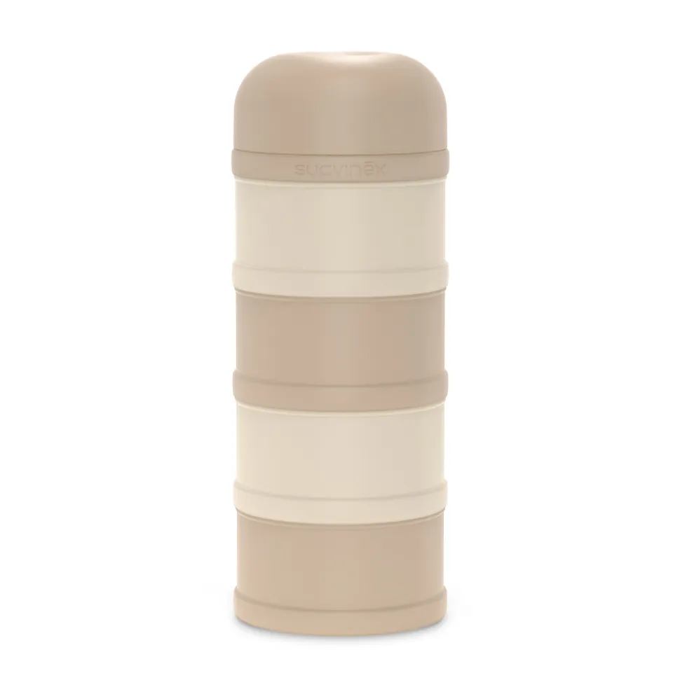 Boîte doseuse de lait 4 compartiments wonderland beige