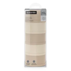 Boîte doseuse de lait 4 compartiments wonderland beige