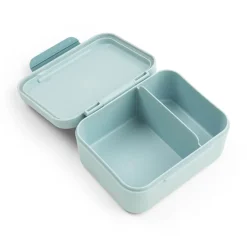 Boîte à goûter avec piques snack tiny farm bleu