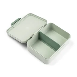 Boîte à goûter avec séparateur playground vert