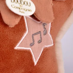 Boîte à musique doudou 16 cm mina la renarde
