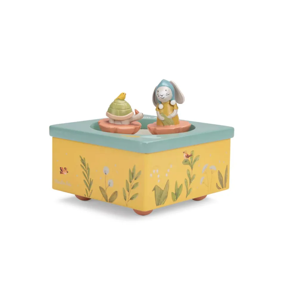 Boîte à musique trois petits lapins