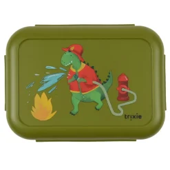 Boîte repas avec clips - fireman mr. dino