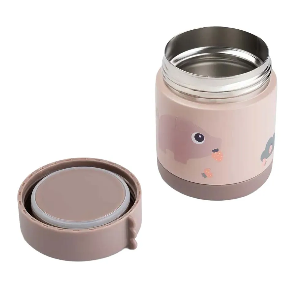 Boîte à repas isotherme tiny farm rose