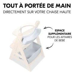 Boîtes de rangement pour chaise haute alpha+