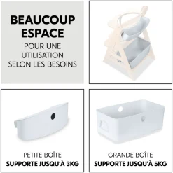 Boîtes de rangement pour chaise haute alpha+