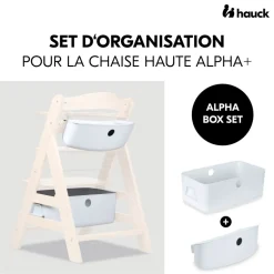 Boîtes de rangement pour chaise haute alpha+