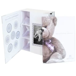 Boîte à trésors avec livre de naissance my little bear
