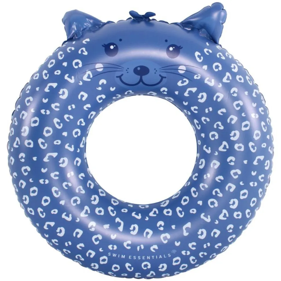 Bouée animale léopard bleu 55 cm