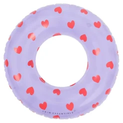 Bouée cœur lila ø 55 cm