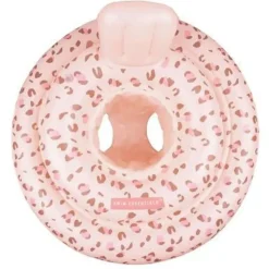 Bouée enfant 0-1 an - léopard old pink