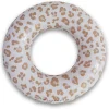 Bouée gonflable 90 cm léopard beige