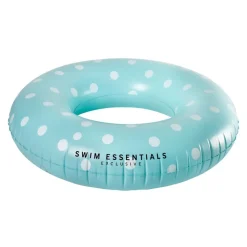 Bouée gonflable 90 cm pois bleu