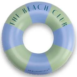 Bouée gonflable 90 cm vert et bleu