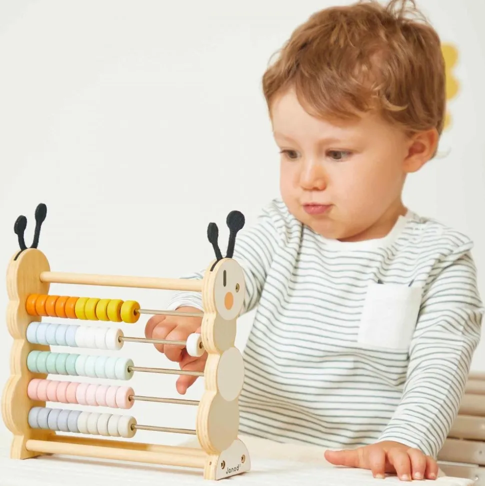 Boulier en bois pour enfant chenille sweet cocoon