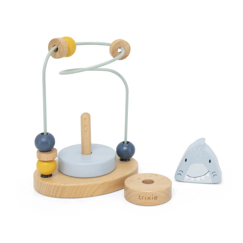 Boulier à perles en bois - mr. shark