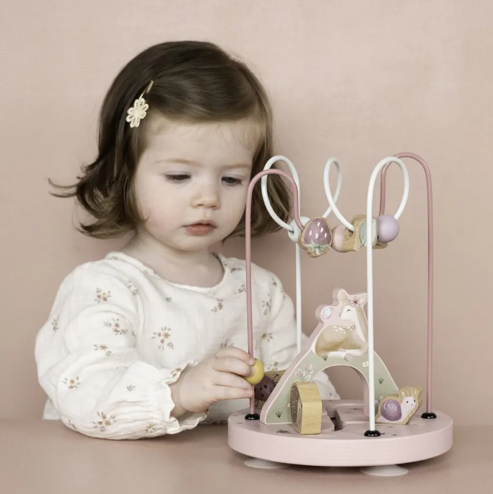 Boulier spirale faon en bois fsc - fairy garden