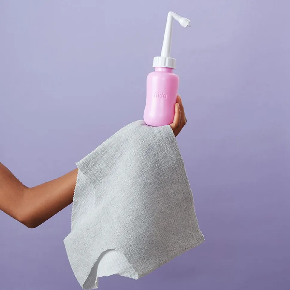 Bouteille de lavage périnéale renversée momwasher