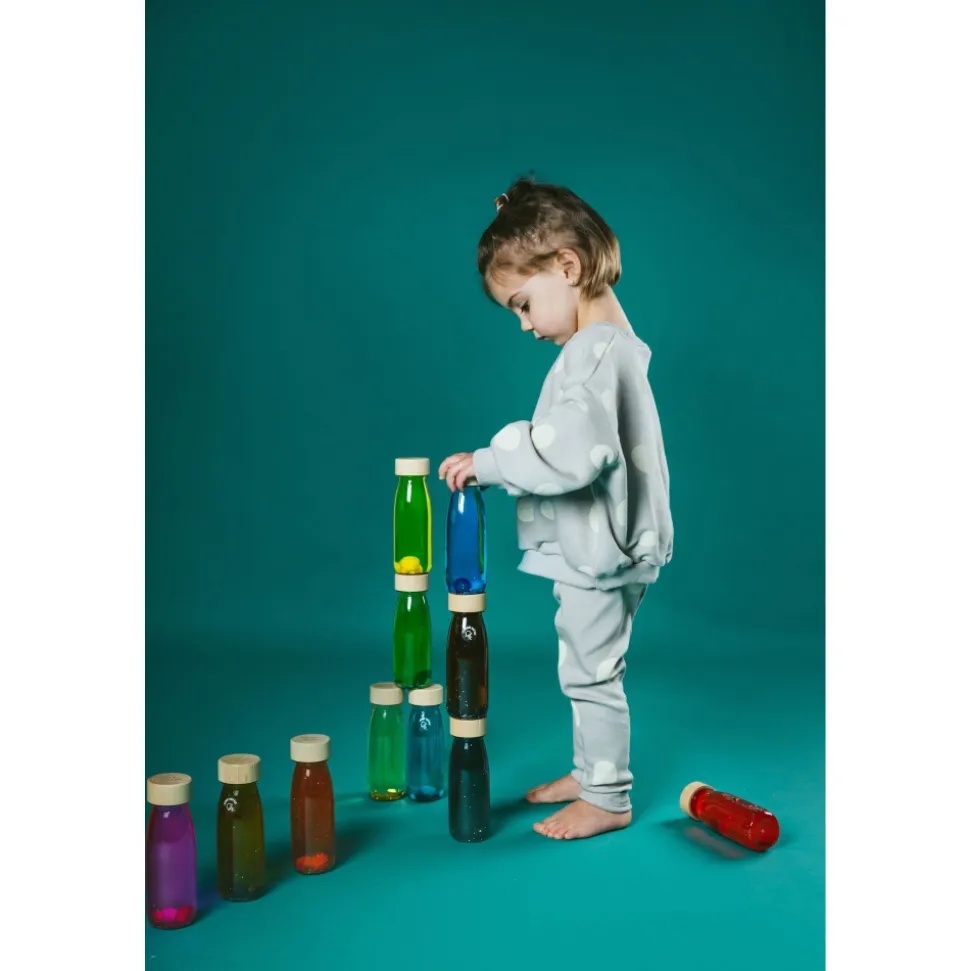 Bouteille sensorielle float rouge