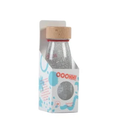 Bouteille sensorielle float argentée