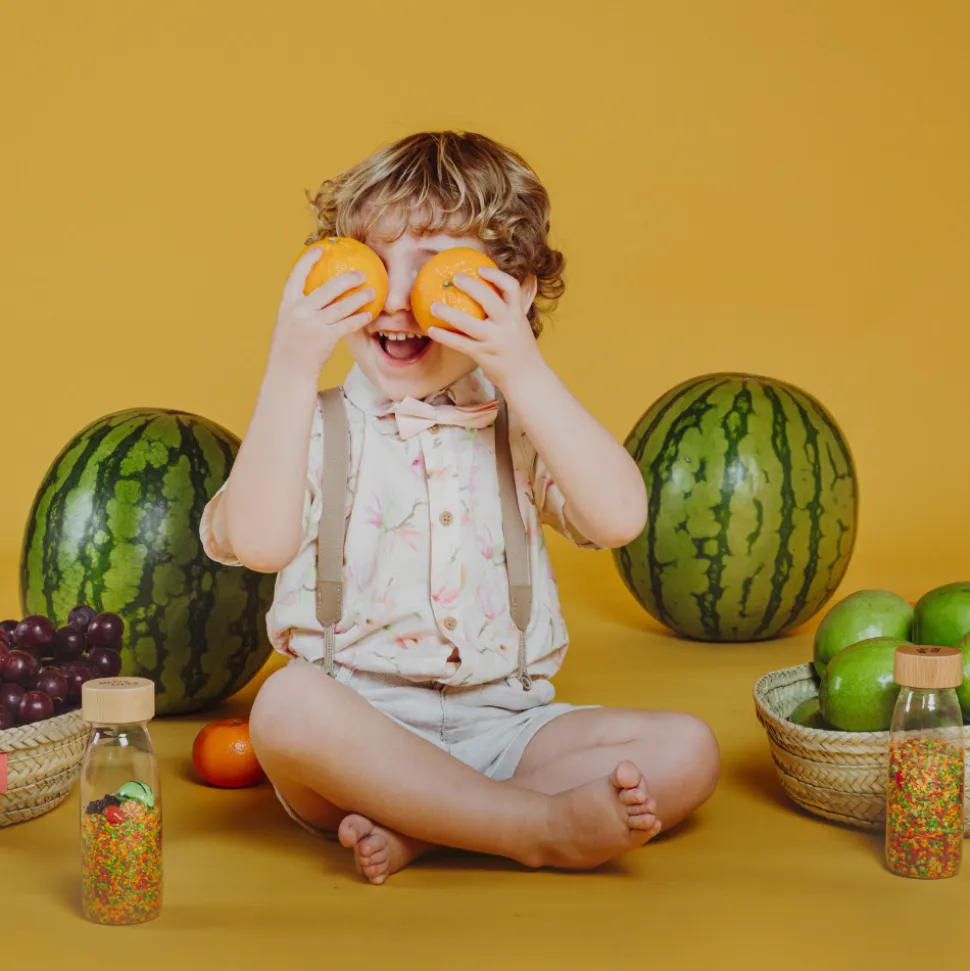 Bouteille sensorielle learn fruits