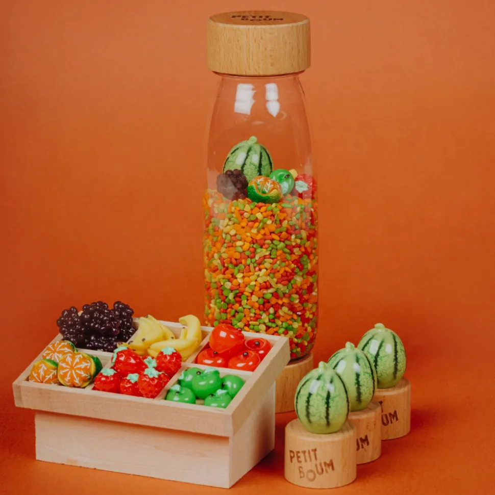 Bouteille sensorielle learn fruits