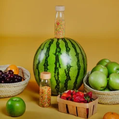 Bouteille sensorielle learn fruits