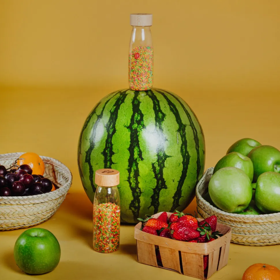 Bouteille sensorielle learn fruits