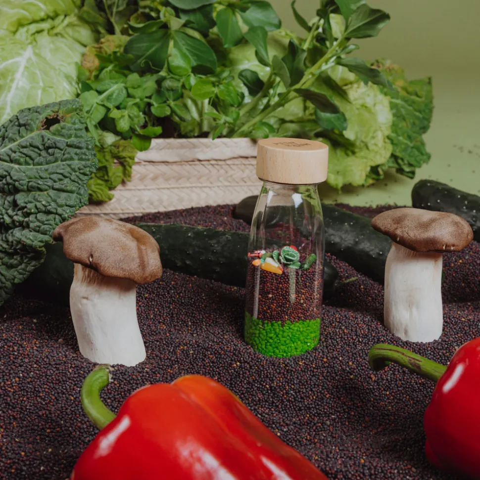 Bouteille sensorielle learn veggies