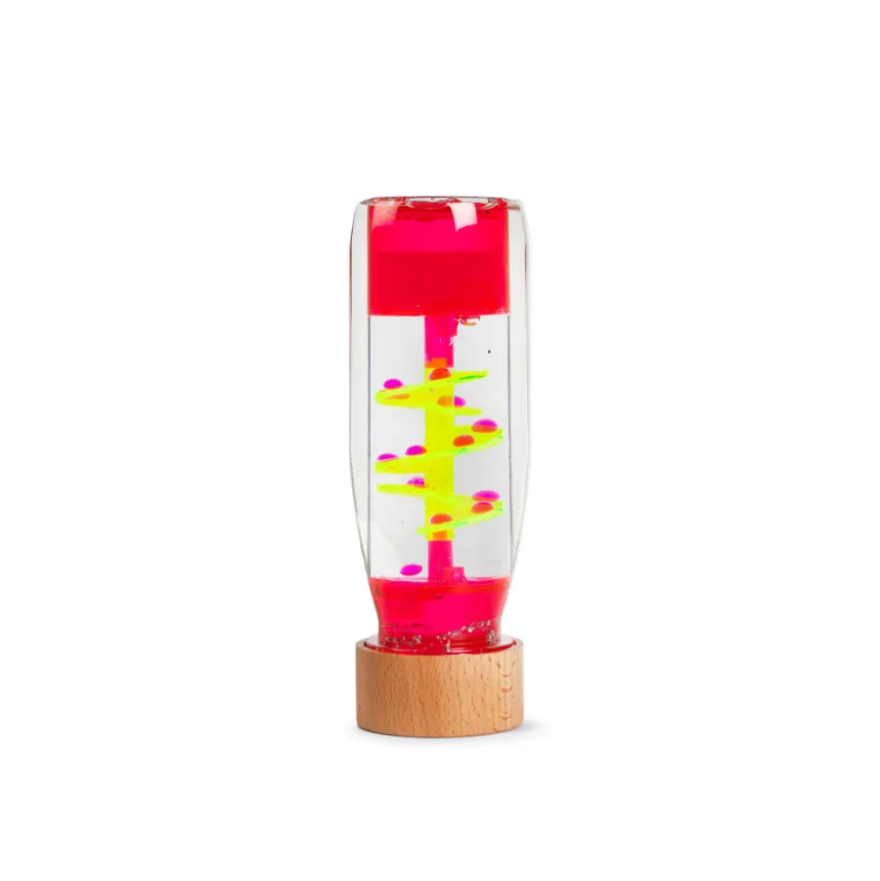 Bouteille sensorielle move spirale rose