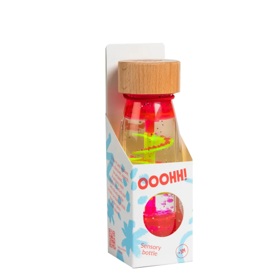 Bouteille sensorielle move spirale rose