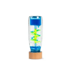 Bouteille sensorielle move spirale bleu