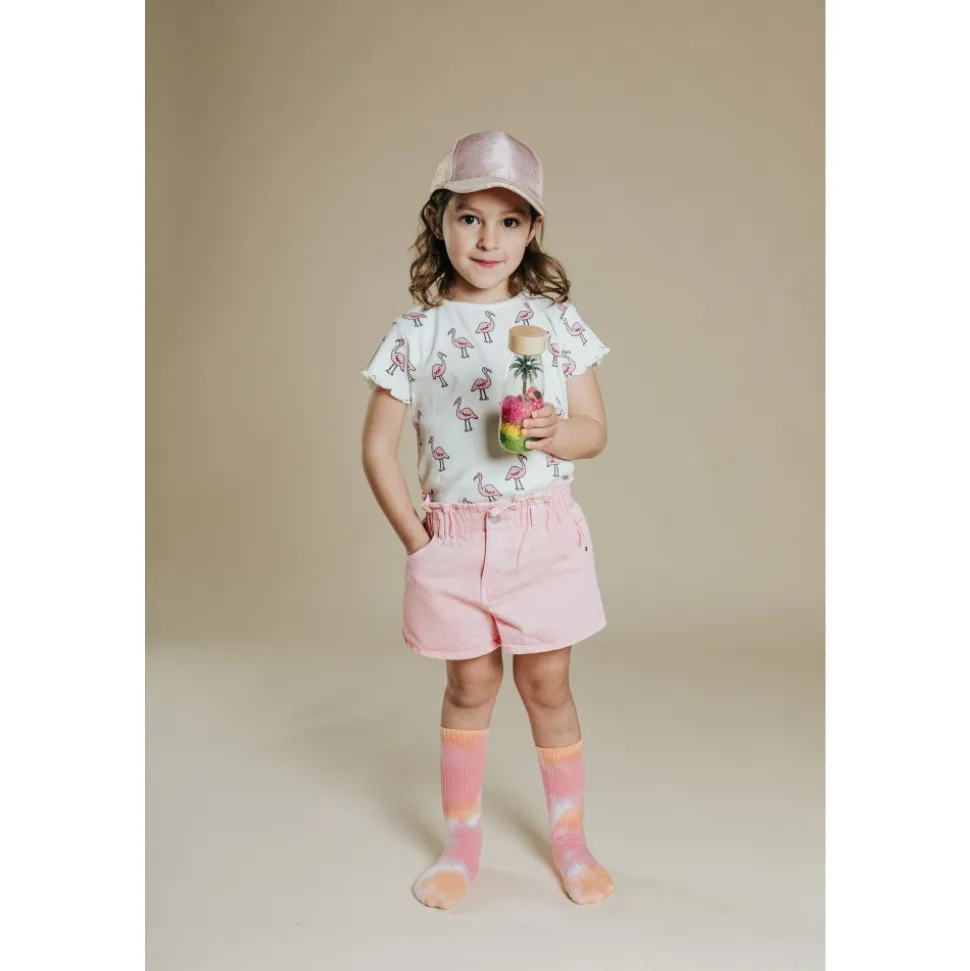 Bouteille sensorielle spy flamant rose