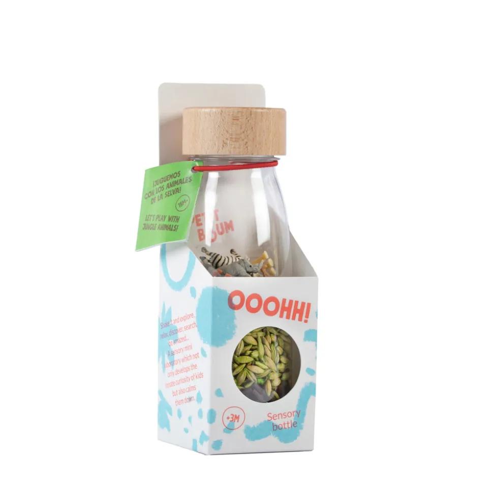 Bouteille sensorielle spy jungle