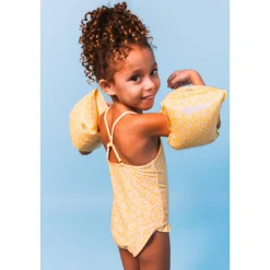 Brassards enfant fleurs jaunes 0-2 ans