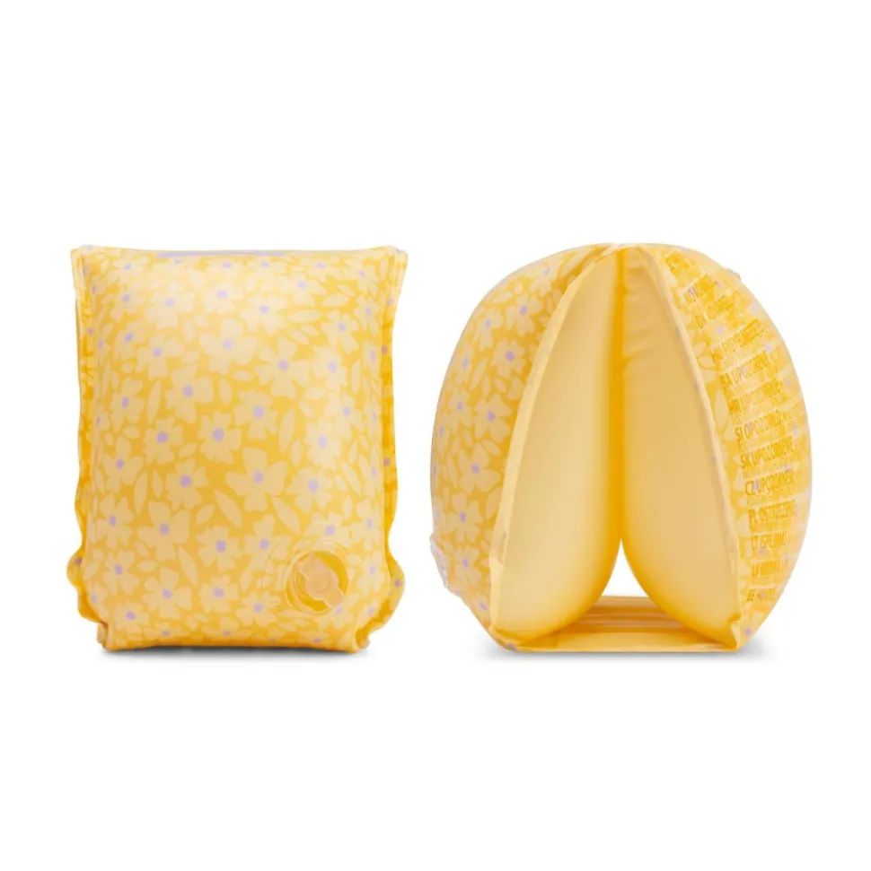 Brassards enfant fleurs jaunes 0-2 ans