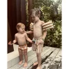 Brassards piscine enfant 0-2 ans - rayures jaunes