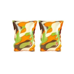 Brassards piscine enfant 2-6 ans - orange camouflage