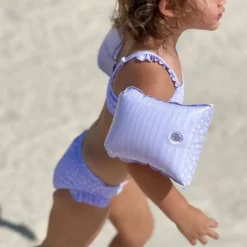 Brassards piscine enfant 0-2 ans - léopard lila